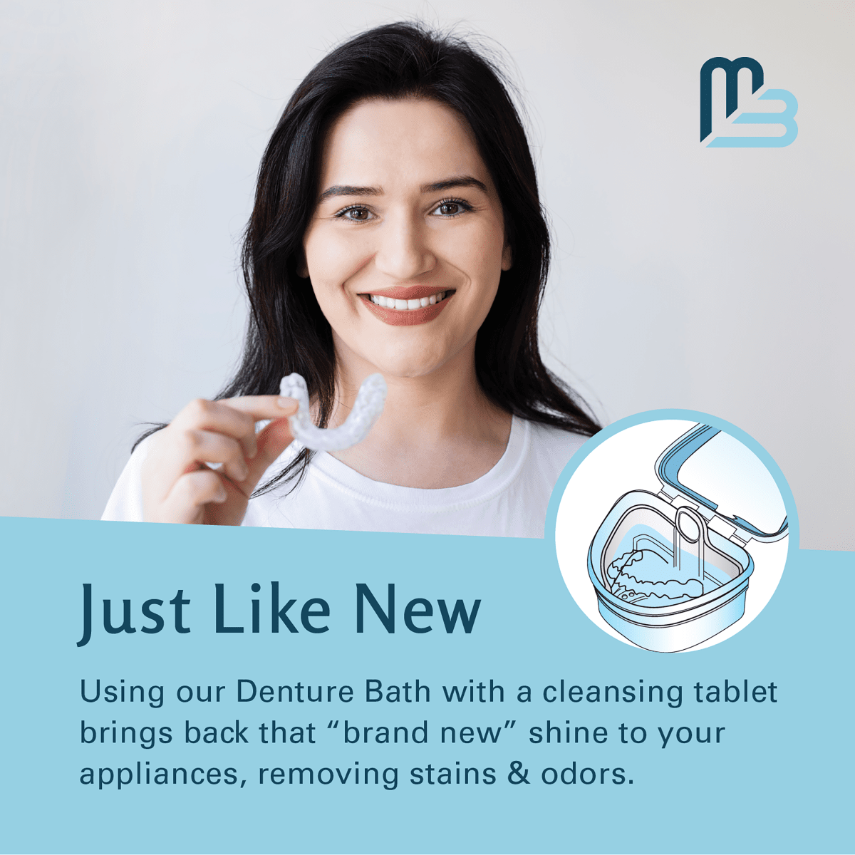 Denture Bath, 1ct