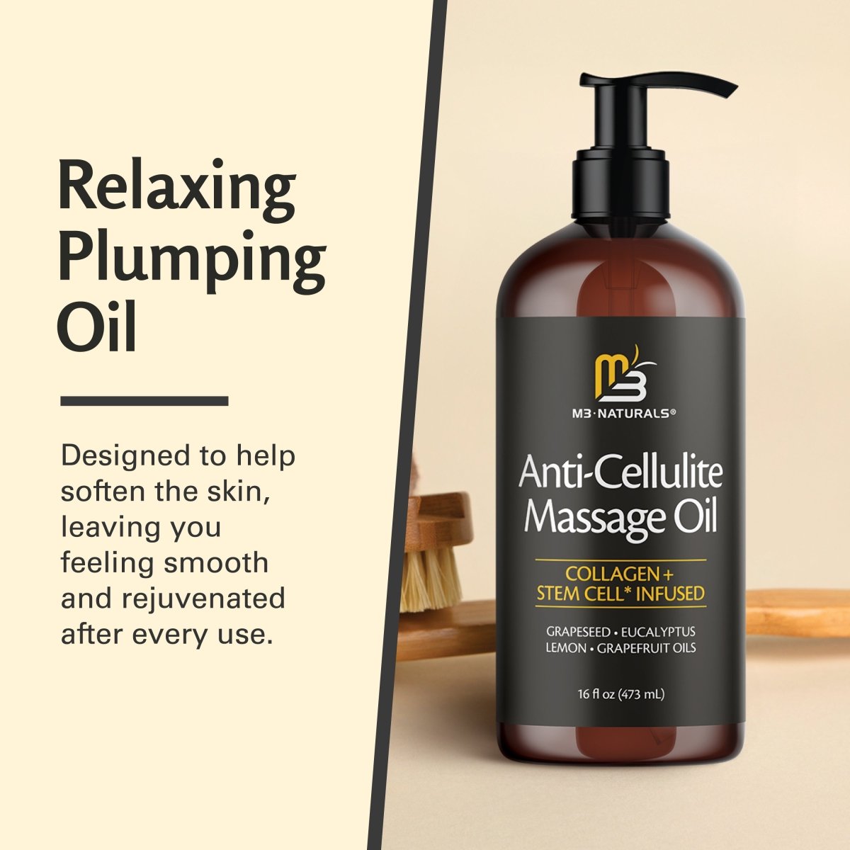 Anti Cellulite Oil -16 Oz